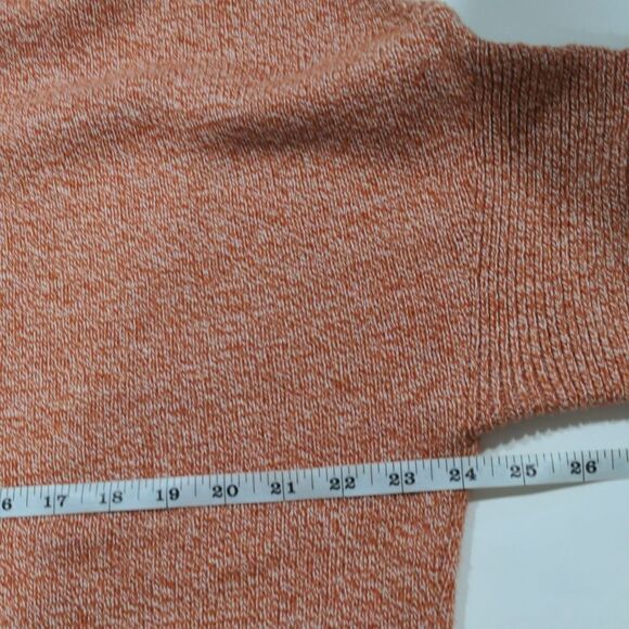 CAbi #3011 Foldover Pullover Sweater in Turmeric Fleck size Small - Picture 9 of 10